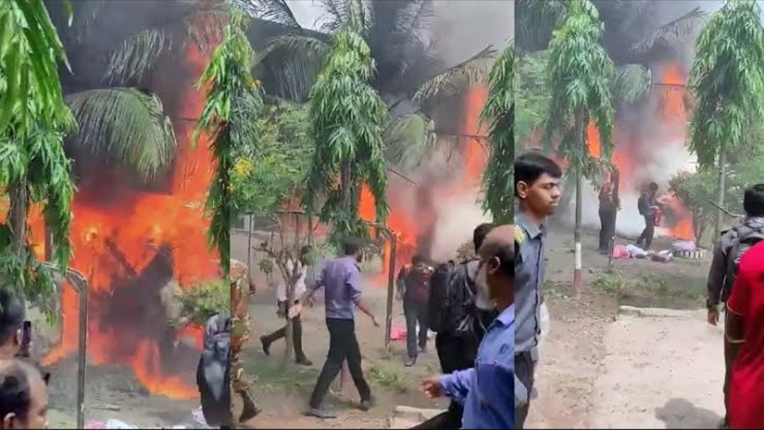 বিমানটি উত্তরায় মাইলস্টোন স্কুলের একটি ভবনে বিধ্বস্ত, অন্তত একজনের মৃত্যুর খবর